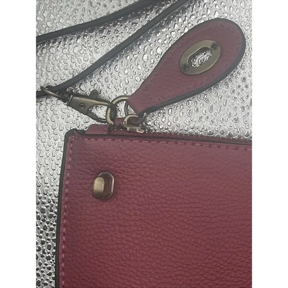 Joy Susan Women's Vegan Leather Wristlet Crossbody Clutch Bag W/ Removable Strap - Picture 9 of 16